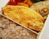 お弁当！玉子2個でミニオムレツ作り方3写真