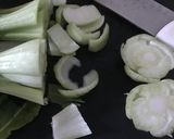 チンゲンサイと高野豆腐の中華あんかけ作り方1写真