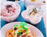 さつま芋ときのこの味噌ハンバーグ作り方6写真