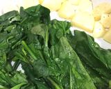 鮭とほうれん草・じゃがいもの和風炒め作り方5写真