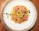 簡単◎ベーコンのペペロンチーノ作り方7写真