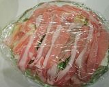 白菜と豚肉のレンジ蒸し作り方4写真