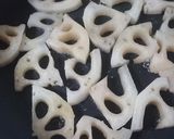 乾燥えのきと蓮根の甘辛炒めきんぴら風作り方2写真
