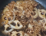 乾燥えのきと蓮根の甘辛炒めきんぴら風作り方3写真