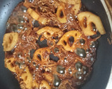 乾燥えのきと蓮根の甘辛炒めきんぴら風作り方4写真