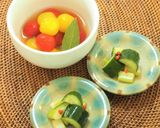 トマトのシークヮーサーピクルス作り方4写真