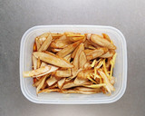 レンジで簡単☆牛蒡と新生姜の佃煮。作り方3写真