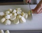 【やまなしの食】やはたいものいも煮汁作り方2写真