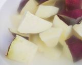 お芋の味噌汁作り方1写真