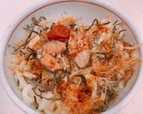 塩こんぶ、おかかに梅干しの、鯖缶うどん！作り方2写真