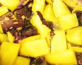 薩摩芋と蓮根鶏肉の煮物 簡単レシピ作り方2写真