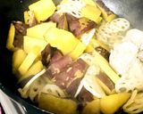 薩摩芋と蓮根鶏肉の煮物 簡単レシピ作り方6写真