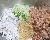 我が家のおつまみ…旨味・薬味大集合ピザ♪作り方1写真