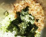 我が家のおつまみ…旨味・薬味大集合ピザ♪作り方2写真