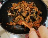 さば味噌煮缶と茄子　人参で甘さをプラス作り方5写真