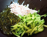 簡単１分！【ギョニソと胡瓜のめかぶ和え】作り方3写真