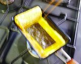 ハム・大葉・のり☆なんでもくるくる卵焼き作り方7写真