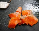 簡単！銀鮭で鰤大根風☆調味料は2種類だけ作り方2写真