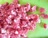ちょっぴりヘルシー♪豚小間肉のメンチカツ作り方2写真