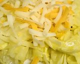 野菜つけあわせ☆チーマヨ＆キャベツ塩炒め作り方3写真