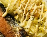 野菜つけあわせ☆チーマヨ＆キャベツ塩炒め作り方4写真