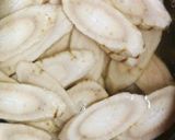 芋煮風？里芋と牛肉の味噌生姜鍋作り方5写真