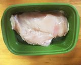 レンジで簡単！サラダチキン☆作り方1写真