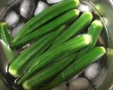 オクラのわさび漬け作り方1写真