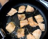 生鮭としめじのクリームパスタ作り方4写真