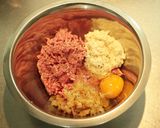 グリラーで トマトチーズハンバーグ作り方3写真