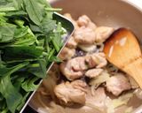鶏もも肉とほうれんそうのグラタン作り方3写真