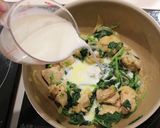 鶏もも肉とほうれんそうのグラタン作り方5写真