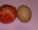 シンポゥ卵トマト炒め作り方1写真