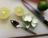 お酒入り☆ライムのジャム♪大人の味♪作り方1写真
