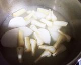 蕪と薄揚げのスープ生姜風味作り方2写真