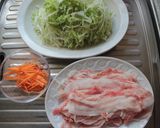 梅しずくで豚バラ簡単レンジ蒸し作り方1写真