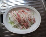 梅しずくで豚バラ簡単レンジ蒸し作り方4写真