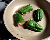 椎茸だしたっぷり、肉詰めピーマン作り方3写真