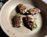 椎茸だしたっぷり、肉詰めピーマン作り方4写真