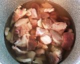 簡単調理で牛すじのおかず煮込み(どて煮)作り方1写真