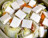 豚肉と白菜の餅入りミルフィーユ鍋作り方4写真