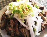 居酒屋レシピ☆磯香る牛蒡と牡蠣のかき揚げ作り方7写真