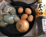 母の味真似てジャガイモとタマネギの卵とじ作り方1写真
