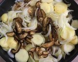 母の味真似てジャガイモとタマネギの卵とじ作り方4写真
