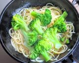 鯖缶とブロッコリーのスパゲッティ作り方6写真