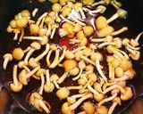 厚揚げと牛肉クルクル煮ナメコあんかけ作り方2写真