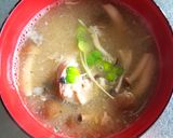 鯖缶味噌汁作り方4写真