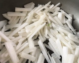 大根の和風炒め☆作り方1写真