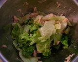 レンジで簡単　レタスとツナの和え物作り方3写真