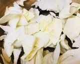 うどん玉鍋●鶏肉＆キャベツ・豆腐の寄せ鍋作り方1写真